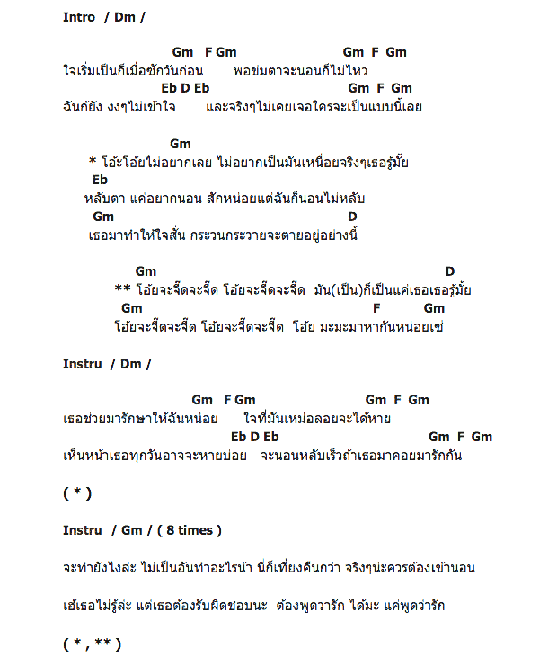คอร์ดเพลง เนื้อเพลง จี๊ด, คอร์ดเพลง จี๊ด ของ ลูกโป่ง ภคมน บุณยะภูติ, คอร์ดเพลงของ ลูกโป่ง ภคมน บุณยะภูติ, เนื้อร้อง จี๊ด ลูกโป่ง ภคมน บุณยะภูติ, จี๊ด คอร์ดง่าย ๆ, คอร์ด จี๊ด ต้นฉบับ