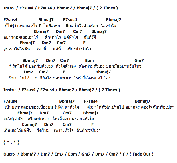 คอร์ดเพลง เนื้อเพลง รักไม่ได้, คอร์ดเพลง รักไม่ได้ ของ The BOYKOR Feat.วิน ศิริวงศ์, คอร์ดเพลงของ The BOYKOR Feat.วิน ศิริวงศ์, เนื้อร้อง รักไม่ได้ The BOYKOR Feat.วิน ศิริวงศ์, รักไม่ได้ คอร์ดง่าย ๆ, คอร์ด รักไม่ได้ ต้นฉบับ