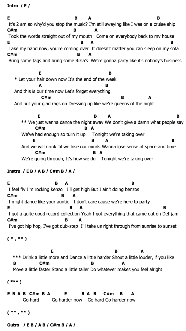 คอร์ดเพลง เนื้อเพลง Our Time, คอร์ดเพลง Our Time ของ Lily Allen, คอร์ดเพลงของ Lily Allen, เนื้อร้อง Our Time Lily Allen, Our Time คอร์ดง่าย ๆ, คอร์ด Our Time ต้นฉบับ