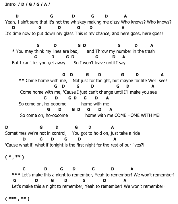 คอร์ดเพลง เนื้อเพลง Come Home With Me, คอร์ดเพลง Come Home With Me ของ Guy Sebastian, คอร์ดเพลงของ Guy Sebastian, เนื้อร้อง Come Home With Me Guy Sebastian, Come Home With Me คอร์ดง่าย ๆ, คอร์ด Come Home With Me ต้นฉบับ