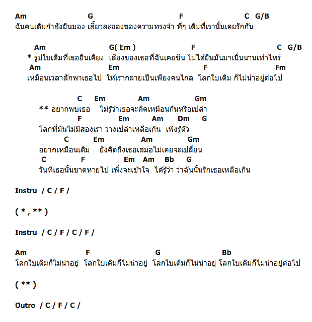 คอร์ดเพลง เนื้อเพลง โลกที่ไม่น่าอยู่, คอร์ดเพลง โลกที่ไม่น่าอยู่ ของ เต๋า เศรฐพงษ์, คอร์ดเพลงของ เต๋า เศรฐพงษ์, เนื้อร้อง โลกที่ไม่น่าอยู่ เต๋า เศรฐพงษ์, โลกที่ไม่น่าอยู่ คอร์ดง่าย ๆ, คอร์ด โลกที่ไม่น่าอยู่ ต้นฉบับ