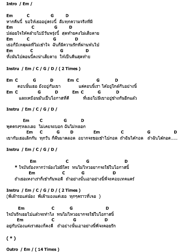 คอร์ดเพลง เนื้อเพลง ใจมันร้อง, คอร์ดเพลง ใจมันร้อง ของ The Messenger, คอร์ดเพลงของ The Messenger, เนื้อร้อง ใจมันร้อง The Messenger, ใจมันร้อง คอร์ดง่าย ๆ, คอร์ด ใจมันร้อง ต้นฉบับ
