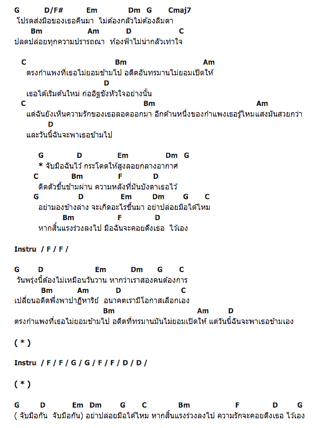 คอร์ดเพลง เนื้อเพลง รักกระโดดกำแพง, คอร์ดเพลง รักกระโดดกำแพง ของ Stamp, คอร์ดเพลงของ Stamp, เนื้อร้อง รักกระโดดกำแพง Stamp, รักกระโดดกำแพง คอร์ดง่าย ๆ, คอร์ด รักกระโดดกำแพง ต้นฉบับ
