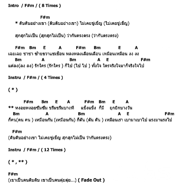 คอร์ดเพลง เนื้อเพลง นายดิบดิบ, คอร์ดเพลง นายดิบดิบ ของ พงษ์พัฒน์ วชิรบรรจง, คอร์ดเพลงของ พงษ์พัฒน์ วชิรบรรจง, เนื้อร้อง นายดิบดิบ พงษ์พัฒน์ วชิรบรรจง, นายดิบดิบ คอร์ดง่าย ๆ, คอร์ด นายดิบดิบ ต้นฉบับ
