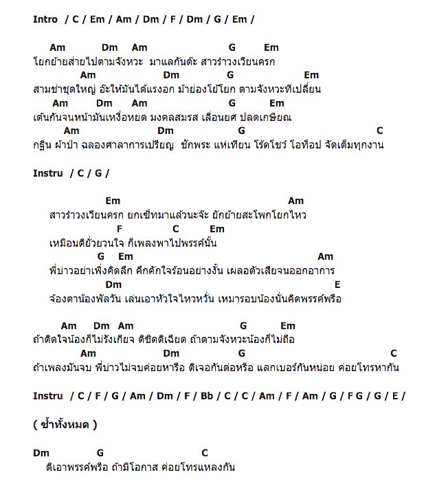 คอร์ดเพลง เนื้อเพลง สาวเวียนครก, คอร์ดเพลง สาวเวียนครก ของ บิว กัลยาณี, คอร์ดเพลงของ บิว กัลยาณี, เนื้อร้อง สาวเวียนครก บิว กัลยาณี, สาวเวียนครก คอร์ดง่าย ๆ, คอร์ด สาวเวียนครก ต้นฉบับ