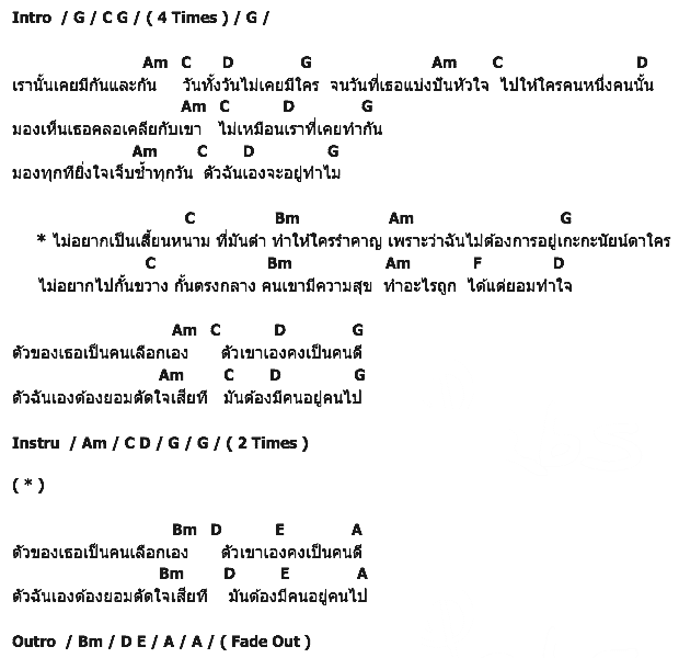 คอร์ดเพลง เนื้อเพลง เสี้ยนหนาม, คอร์ดเพลง เสี้ยนหนาม ของ บิลลี่ โอแกน, คอร์ดเพลงของ บิลลี่ โอแกน, เนื้อร้อง เสี้ยนหนาม บิลลี่ โอแกน, เสี้ยนหนาม คอร์ดง่าย ๆ, คอร์ด เสี้ยนหนาม ต้นฉบับ