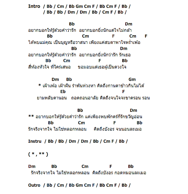 คอร์ดเพลง เนื้อเพลง อยากบอกรัก, คอร์ดเพลง อยากบอกรัก ของ กุ้ง สุธิราช อาร์สยาม, คอร์ดเพลงของ กุ้ง สุธิราช อาร์สยาม, เนื้อร้อง อยากบอกรัก กุ้ง สุธิราช อาร์สยาม, อยากบอกรัก คอร์ดง่าย ๆ, คอร์ด อยากบอกรัก ต้นฉบับ