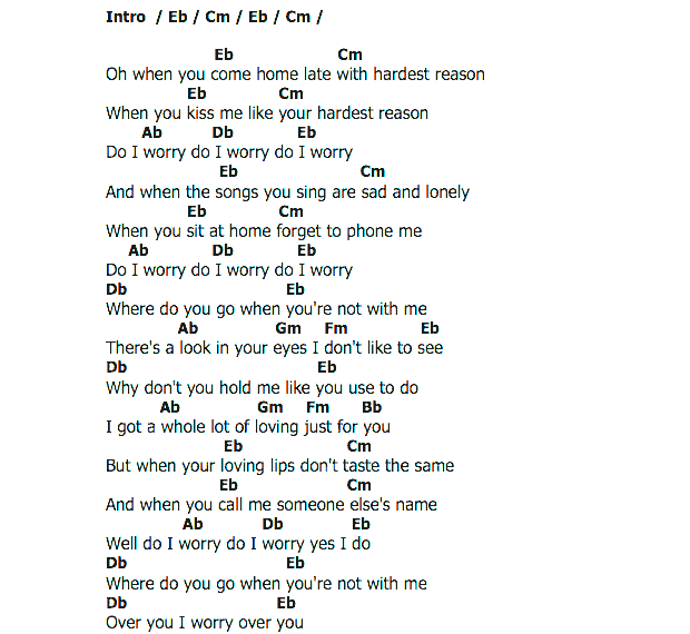 คอร์ดเพลง เนื้อเพลง Do I Worry (Yes I Do), คอร์ดเพลง Do I Worry (Yes I Do) ของ Brenda Lee, คอร์ดเพลงของ Brenda Lee, เนื้อร้อง Do I Worry (Yes I Do) Brenda Lee, Do I Worry (Yes I Do) คอร์ดง่าย ๆ, คอร์ด Do I Worry (Yes I Do) ต้นฉบับ