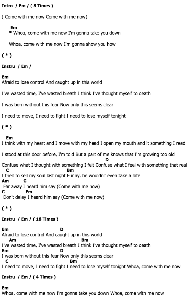 คอร์ดเพลง เนื้อเพลง Come With Me Now, คอร์ดเพลง Come With Me Now ของ KONGOS, คอร์ดเพลงของ KONGOS, เนื้อร้อง Come With Me Now KONGOS, Come With Me Now คอร์ดง่าย ๆ, คอร์ด Come With Me Now ต้นฉบับ