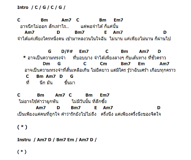 คอร์ดเพลง เนื้อเพลง ความจำสั้น, คอร์ดเพลง ความจำสั้น ของ Sick Project, คอร์ดเพลงของ Sick Project, เนื้อร้อง ความจำสั้น Sick Project, ความจำสั้น คอร์ดง่าย ๆ, คอร์ด ความจำสั้น ต้นฉบับ