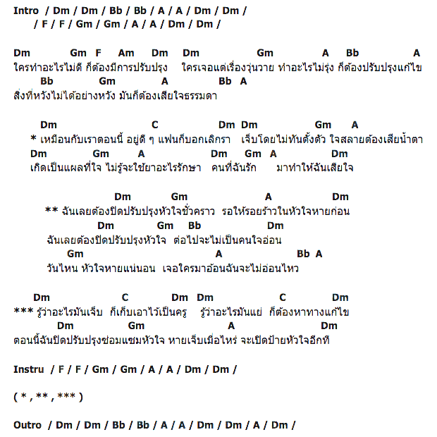 คอร์ดเพลง เนื้อเพลง ปิดปรับปรุงหัวใจ…ชั่วคราว, คอร์ดเพลง ปิดปรับปรุงหัวใจ…ชั่วคราว ของ หลิว อาจารียา พรหมพฤกษ์, คอร์ดเพลงของ หลิว อาจารียา พรหมพฤกษ์, เนื้อร้อง ปิดปรับปรุงหัวใจ…ชั่วคราว หลิว อาจารียา พรหมพฤกษ์, ปิดปรับปรุงหัวใจ…ชั่วคราว คอร์ดง่าย ๆ, คอร์ด ปิดปรับปรุงหัวใจ…ชั่วคราว ต้นฉบับ