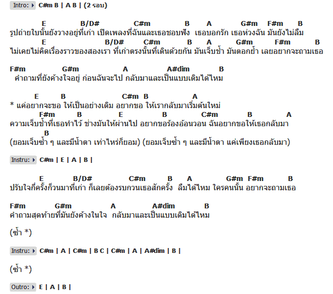 คอร์ดเพลง เนื้อเพลง เท่าไหร่ก็ยอม, คอร์ดเพลง เท่าไหร่ก็ยอม ของ Up-To, คอร์ดเพลงของ Up-To, เนื้อร้อง เท่าไหร่ก็ยอม Up-To, เท่าไหร่ก็ยอม คอร์ดง่าย ๆ, คอร์ด เท่าไหร่ก็ยอม ต้นฉบับ