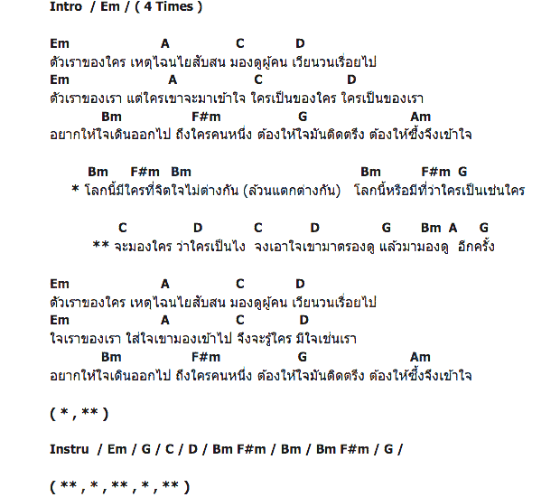 คอร์ดเพลง เนื้อเพลง ใจเขา ใจเรา, คอร์ดเพลง ใจเขา ใจเรา ของ อิทธิ พลางกูล, คอร์ดเพลงของ อิทธิ พลางกูล, เนื้อร้อง ใจเขา ใจเรา อิทธิ พลางกูล, ใจเขา ใจเรา คอร์ดง่าย ๆ, คอร์ด ใจเขา ใจเรา ต้นฉบับ