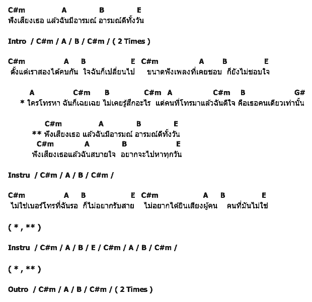 คอร์ดเพลง เนื้อเพลง มีอารมณ์, คอร์ดเพลง มีอารมณ์ ของ เจมส์ ชินกฤช, คอร์ดเพลงของ เจมส์ ชินกฤช, เนื้อร้อง มีอารมณ์ เจมส์ ชินกฤช, มีอารมณ์ คอร์ดง่าย ๆ, คอร์ด มีอารมณ์ ต้นฉบับ