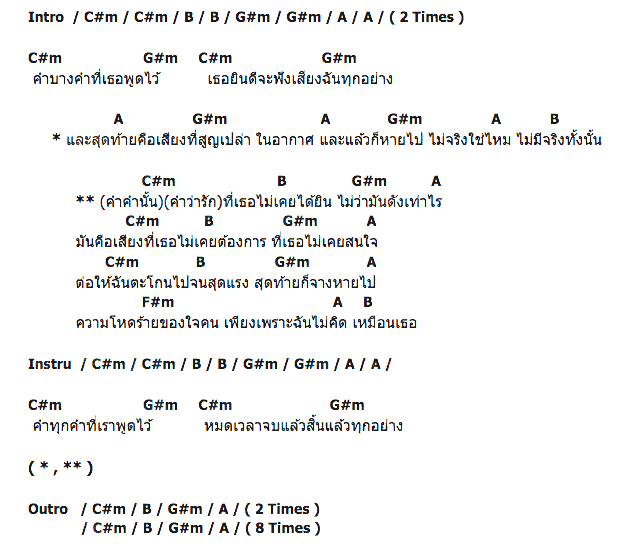 คอร์ดเพลง เนื้อเพลง เสียง, คอร์ดเพลง เสียง ของ Lomosonic, คอร์ดเพลงของ Lomosonic, เนื้อร้อง เสียง Lomosonic, เสียง คอร์ดง่าย ๆ, คอร์ด เสียง ต้นฉบับ
