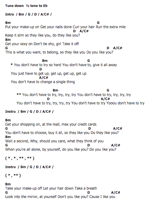 คอร์ดเพลง เนื้อเพลง Try, คอร์ดเพลง Try ของ Colbie Caillat, คอร์ดเพลงของ Colbie Caillat, เนื้อร้อง Try Colbie Caillat, Try คอร์ดง่าย ๆ, คอร์ด Try ต้นฉบับ