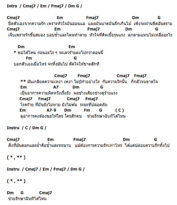 คอร์ดเพลง เนื้อเพลง ผลข้างเคียง, คอร์ดเพลง ผลข้างเคียง ของ โอ โอฬาริก, คอร์ดเพลงของ โอ โอฬาริก, เนื้อร้อง ผลข้างเคียง โอ โอฬาริก, ผลข้างเคียง คอร์ดง่าย ๆ, คอร์ด ผลข้างเคียง ต้นฉบับ
