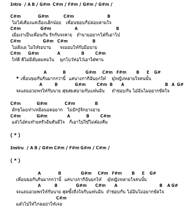 คอร์ดเพลง เนื้อเพลง ขอกันกินมากกว่านี้, คอร์ดเพลง ขอกันกินมากกว่านี้ ของ วิด ไฮเปอร์, คอร์ดเพลงของ วิด ไฮเปอร์, เนื้อร้อง ขอกันกินมากกว่านี้ วิด ไฮเปอร์, ขอกันกินมากกว่านี้ คอร์ดง่าย ๆ, คอร์ด ขอกันกินมากกว่านี้ ต้นฉบับ