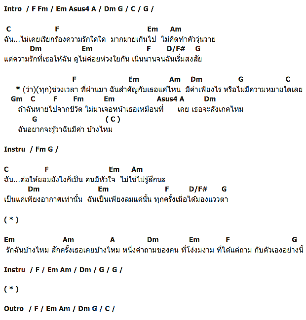 คอร์ดเพลง เนื้อเพลง ฉันมีค่าบ้างไหม, คอร์ดเพลง ฉันมีค่าบ้างไหม ของ เป้ จักรพงศ์, คอร์ดเพลงของ เป้ จักรพงศ์, เนื้อร้อง ฉันมีค่าบ้างไหม เป้ จักรพงศ์, ฉันมีค่าบ้างไหม คอร์ดง่าย ๆ, คอร์ด ฉันมีค่าบ้างไหม ต้นฉบับ