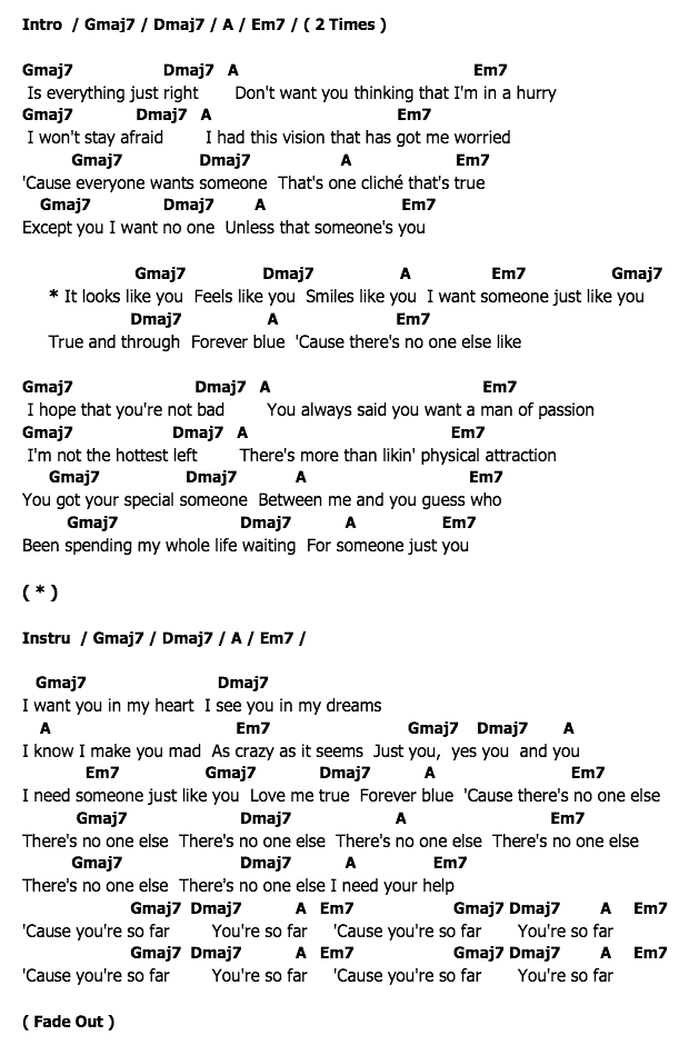 คอร์ดเพลง เนื้อเพลง No One Else Like You, คอร์ดเพลง No One Else Like You ของ Adam Levine, คอร์ดเพลงของ Adam Levine, เนื้อร้อง No One Else Like You Adam Levine, No One Else Like You คอร์ดง่าย ๆ, คอร์ด No One Else Like You ต้นฉบับ