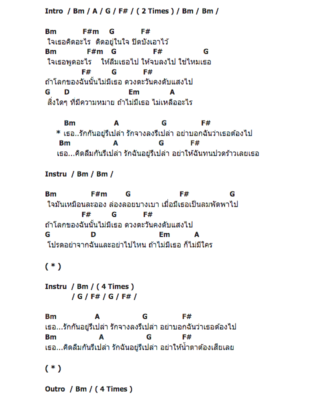 คอร์ดเพลง เนื้อเพลง ใจเธอคิดอะไร, คอร์ดเพลง ใจเธอคิดอะไร ของ Supersub, คอร์ดเพลงของ Supersub, เนื้อร้อง ใจเธอคิดอะไร Supersub, ใจเธอคิดอะไร คอร์ดง่าย ๆ, คอร์ด ใจเธอคิดอะไร ต้นฉบับ