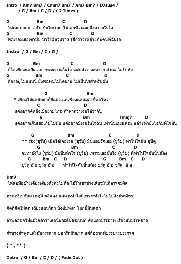 คอร์ดเพลง เนื้อเพลง ชูวับ ชูบีดู, คอร์ดเพลง ชูวับ ชูบีดู ของ เบล สุพล Feat.หนึ่ง ETC, คอร์ดเพลงของ เบล สุพล Feat.หนึ่ง ETC, เนื้อร้อง ชูวับ ชูบีดู เบล สุพล Feat.หนึ่ง ETC, ชูวับ ชูบีดู คอร์ดง่าย ๆ, คอร์ด ชูวับ ชูบีดู ต้นฉบับ