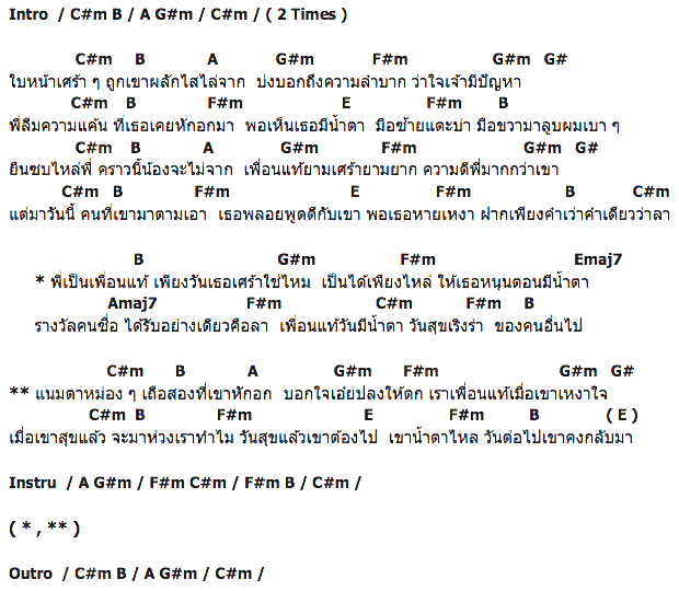 คอร์ดเพลง เนื้อเพลง เพื่อนแท้ยามเธอเศร้า, คอร์ดเพลง เพื่อนแท้ยามเธอเศร้า ของ ยิ่งยง ยอดบัวงาม, คอร์ดเพลงของ ยิ่งยง ยอดบัวงาม, เนื้อร้อง เพื่อนแท้ยามเธอเศร้า ยิ่งยง ยอดบัวงาม, เพื่อนแท้ยามเธอเศร้า คอร์ดง่าย ๆ, คอร์ด เพื่อนแท้ยามเธอเศร้า ต้นฉบับ