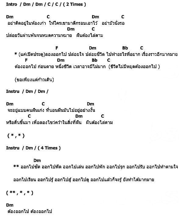คอร์ดเพลง เนื้อเพลง Get Out, คอร์ดเพลง Get Out ของ Ebola, คอร์ดเพลงของ Ebola, เนื้อร้อง Get Out Ebola, Get Out คอร์ดง่าย ๆ, คอร์ด Get Out ต้นฉบับ