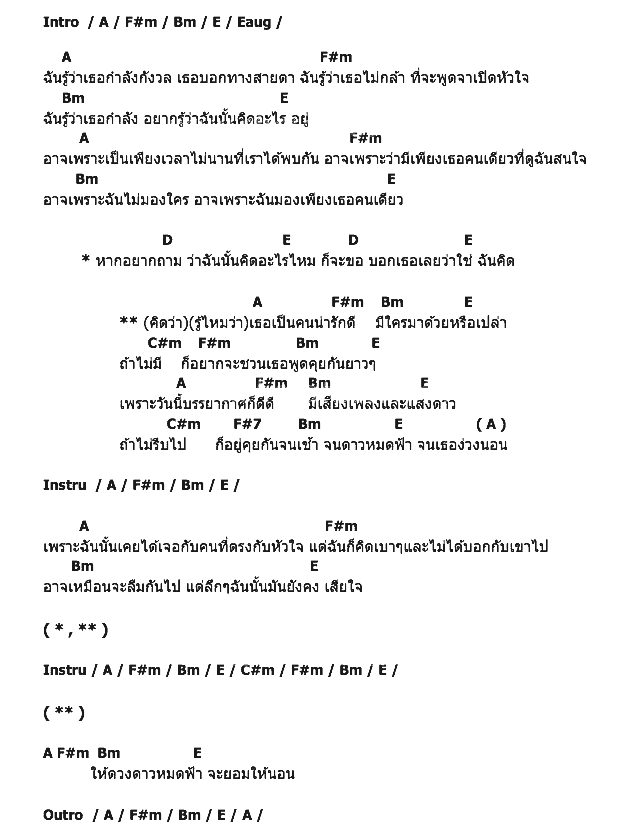 คอร์ดเพลง เนื้อเพลง ฉันคิด, คอร์ดเพลง ฉันคิด ของ Chilling Sunday, คอร์ดเพลงของ Chilling Sunday, เนื้อร้อง ฉันคิด Chilling Sunday, ฉันคิด คอร์ดง่าย ๆ, คอร์ด ฉันคิด ต้นฉบับ