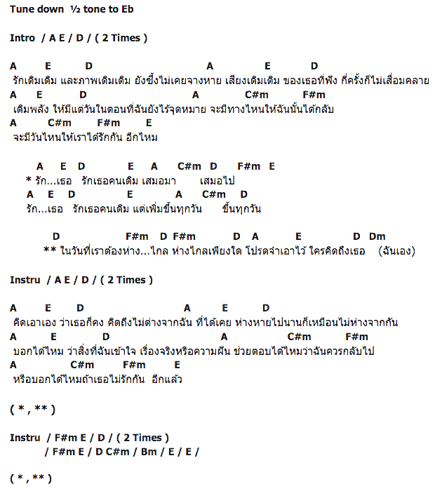 คอร์ดเพลง เนื้อเพลง รักเธอคนเดิม, คอร์ดเพลง รักเธอคนเดิม ของ เก้า จิรายุ, คอร์ดเพลงของ เก้า จิรายุ, เนื้อร้อง รักเธอคนเดิม เก้า จิรายุ, รักเธอคนเดิม คอร์ดง่าย ๆ, คอร์ด รักเธอคนเดิม ต้นฉบับ