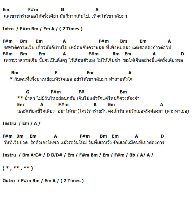 คอร์ดเพลง เนื้อเพลง น้ำตาไม่ไหลย้อนกลับ, คอร์ดเพลง น้ำตาไม่ไหลย้อนกลับ ของ ASOG, คอร์ดเพลงของ ASOG, เนื้อร้อง น้ำตาไม่ไหลย้อนกลับ ASOG, น้ำตาไม่ไหลย้อนกลับ คอร์ดง่าย ๆ, คอร์ด น้ำตาไม่ไหลย้อนกลับ ต้นฉบับ
