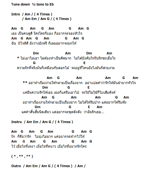 คอร์ดเพลง เนื้อเพลง อย่าทำเรื่องง่ายให้เป็นเรื่องยาก, คอร์ดเพลง อย่าทำเรื่องง่ายให้เป็นเรื่องยาก ของ พี สะเดิด, คอร์ดเพลงของ พี สะเดิด, เนื้อร้อง อย่าทำเรื่องง่ายให้เป็นเรื่องยาก พี สะเดิด, อย่าทำเรื่องง่ายให้เป็นเรื่องยาก คอร์ดง่าย ๆ, คอร์ด อย่าทำเรื่องง่ายให้เป็นเรื่องยาก ต้นฉบับ