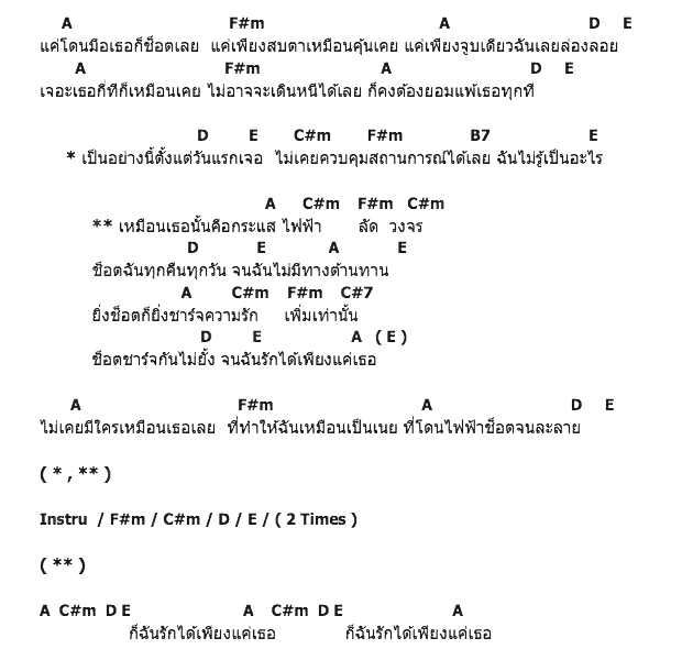 คอร์ดเพลง เนื้อเพลง Miss Electric, คอร์ดเพลง Miss Electric ของ Stubborn, คอร์ดเพลงของ Stubborn, เนื้อร้อง Miss Electric Stubborn, Miss Electric คอร์ดง่าย ๆ, คอร์ด Miss Electric ต้นฉบับ