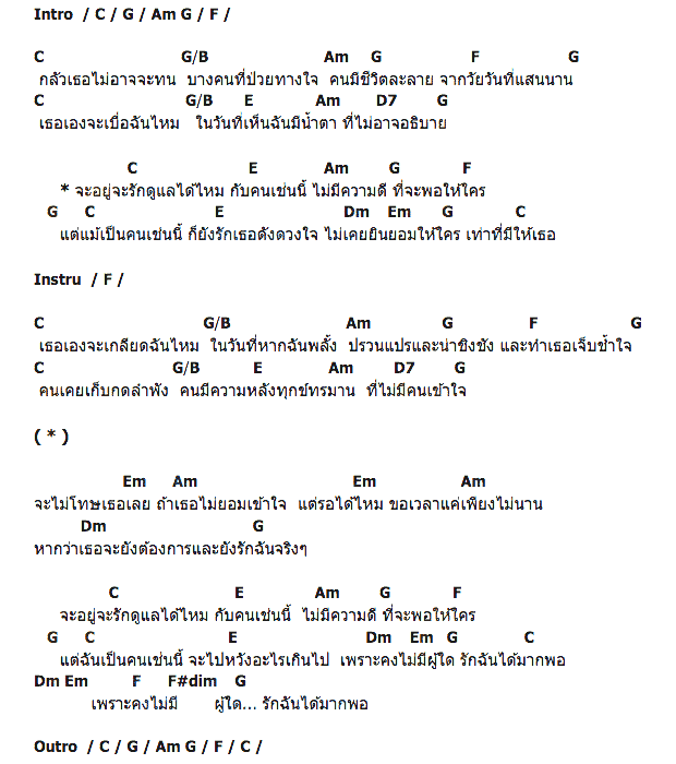 คอร์ดเพลง เนื้อเพลง คนเช่นนี้, คอร์ดเพลง คนเช่นนี้ ของ แอม เสาวลักษณ์, คอร์ดเพลงของ แอม เสาวลักษณ์, เนื้อร้อง คนเช่นนี้ แอม เสาวลักษณ์, คนเช่นนี้ คอร์ดง่าย ๆ, คอร์ด คนเช่นนี้ ต้นฉบับ