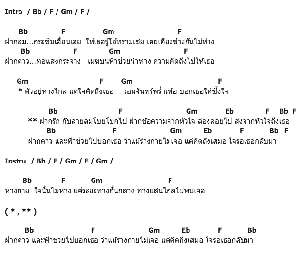 คอร์ดเพลง เนื้อเพลง ฝาก, คอร์ดเพลง ฝาก ของ ทรงกรด ฌามา อาร์ สยาม, คอร์ดเพลงของ ทรงกรด ฌามา อาร์ สยาม, เนื้อร้อง ฝาก ทรงกรด ฌามา อาร์ สยาม, ฝาก คอร์ดง่าย ๆ, คอร์ด ฝาก ต้นฉบับ