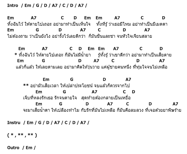คอร์ดเพลง เนื้อเพลง ยาพิษรัก, คอร์ดเพลง ยาพิษรัก ของ หลวงไก่ อาร์สยาม, คอร์ดเพลงของ หลวงไก่ อาร์สยาม, เนื้อร้อง ยาพิษรัก หลวงไก่ อาร์สยาม, ยาพิษรัก คอร์ดง่าย ๆ, คอร์ด ยาพิษรัก ต้นฉบับ