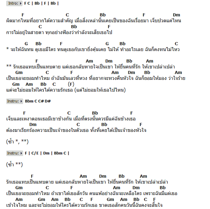 คอร์ดเพลง เนื้อเพลง แทบเป็นแทบตาย, คอร์ดเพลง แทบเป็นแทบตาย ของ ฝ้าย Am Fine, คอร์ดเพลงของ ฝ้าย Am Fine, เนื้อร้อง แทบเป็นแทบตาย ฝ้าย Am Fine, แทบเป็นแทบตาย คอร์ดง่าย ๆ, คอร์ด แทบเป็นแทบตาย ต้นฉบับ