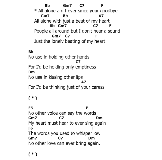 คอร์ดเพลง เนื้อเพลง All Alone Am I, คอร์ดเพลง All Alone Am I ของ Brenda Lee, คอร์ดเพลงของ Brenda Lee, เนื้อร้อง All Alone Am I Brenda Lee, All Alone Am I คอร์ดง่าย ๆ, คอร์ด All Alone Am I ต้นฉบับ