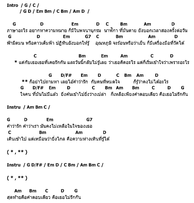 คอร์ดเพลง เนื้อเพลง อย่าถามหาความรักจากคนหมดใจ, คอร์ดเพลง อย่าถามหาความรักจากคนหมดใจ ของ กันกัน, คอร์ดเพลงของ กันกัน, เนื้อร้อง อย่าถามหาความรักจากคนหมดใจ กันกัน, อย่าถามหาความรักจากคนหมดใจ คอร์ดง่าย ๆ, คอร์ด อย่าถามหาความรักจากคนหมดใจ ต้นฉบับ