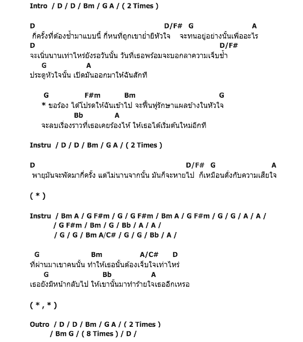 คอร์ดเพลง เนื้อเพลง ประตู, คอร์ดเพลง ประตู ของ After Effect, คอร์ดเพลงของ After Effect, เนื้อร้อง ประตู After Effect, ประตู คอร์ดง่าย ๆ, คอร์ด ประตู ต้นฉบับ