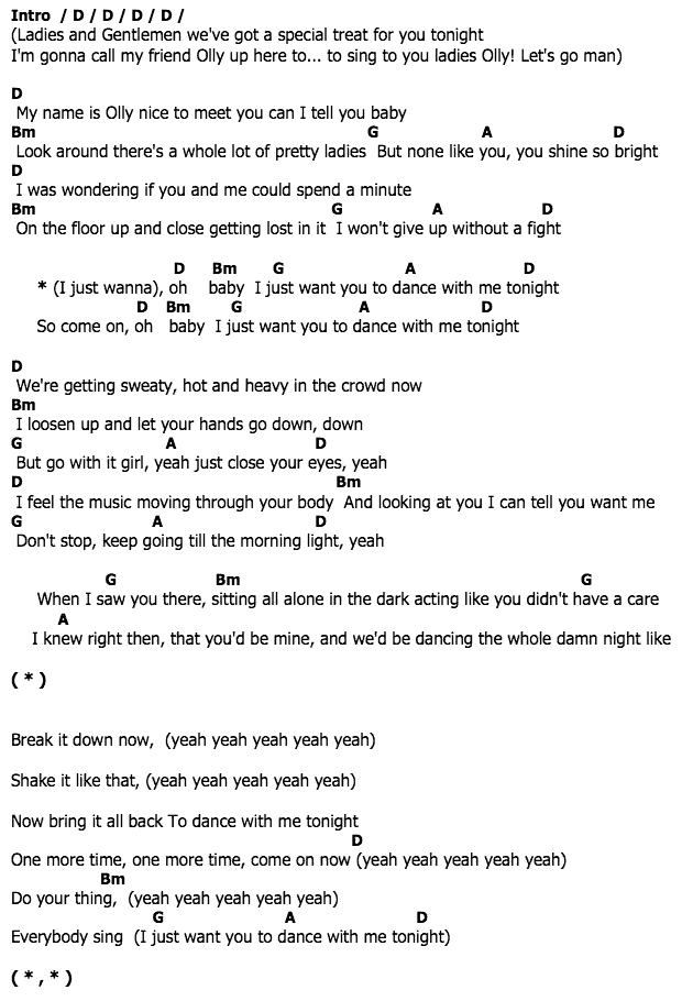 คอร์ดเพลง เนื้อเพลง Dance With Me Tonight, คอร์ดเพลง Dance With Me Tonight ของ Olly Murs, คอร์ดเพลงของ Olly Murs, เนื้อร้อง Dance With Me Tonight Olly Murs, Dance With Me Tonight คอร์ดง่าย ๆ, คอร์ด Dance With Me Tonight ต้นฉบับ