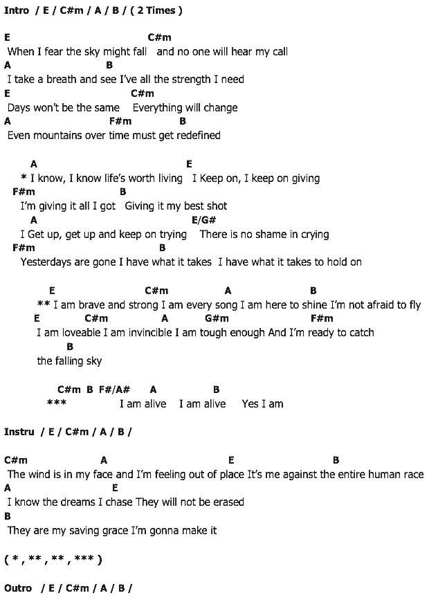 คอร์ดเพลง เนื้อเพลง I am alive, คอร์ดเพลง I am alive ของ JJ Lin Feat.Jason Mraz, คอร์ดเพลงของ JJ Lin Feat.Jason Mraz, เนื้อร้อง I am alive JJ Lin Feat.Jason Mraz, I am alive คอร์ดง่าย ๆ, คอร์ด I am alive ต้นฉบับ