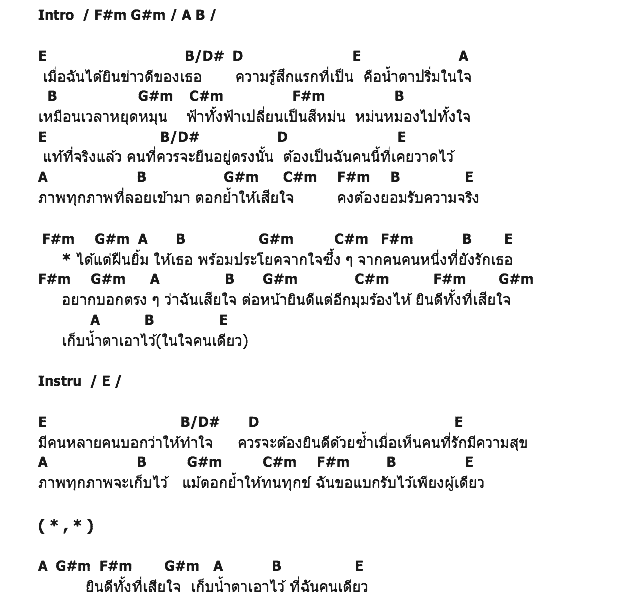 คอร์ดเพลง เนื้อเพลง ยินดีทั้งที่เสียใจ, คอร์ดเพลง ยินดีทั้งที่เสียใจ ของ COLORPiTCH Feat.อ.เอ็ม หวานหวาน, คอร์ดเพลงของ COLORPiTCH Feat.อ.เอ็ม หวานหวาน, เนื้อร้อง ยินดีทั้งที่เสียใจ COLORPiTCH Feat.อ.เอ็ม หวานหวาน, ยินดีทั้งที่เสียใจ คอร์ดง่าย ๆ, คอร์ด ยินดีทั้งที่เสียใจ ต้นฉบับ