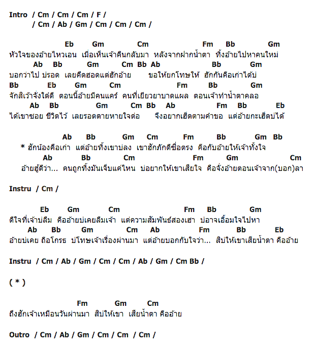 คอร์ดเพลง เนื้อเพลง ฮักน้องคือเก่า แต่ทิ้งเขาบ่ลง, คอร์ดเพลง ฮักน้องคือเก่า แต่ทิ้งเขาบ่ลง ของ ไอดิน อภินันท์, คอร์ดเพลงของ ไอดิน อภินันท์, เนื้อร้อง ฮักน้องคือเก่า แต่ทิ้งเขาบ่ลง ไอดิน อภินันท์, ฮักน้องคือเก่า แต่ทิ้งเขาบ่ลง คอร์ดง่าย ๆ, คอร์ด ฮักน้องคือเก่า แต่ทิ้งเขาบ่ลง ต้นฉบับ