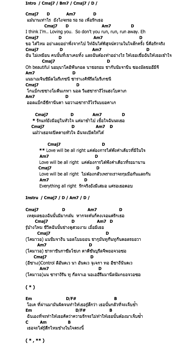 คอร์ดเพลง เนื้อเพลง รักแท้แค่มาช้า, คอร์ดเพลง รักแท้แค่มาช้า ของ ณัฏฐ์ ทิวไผ่งาม Feat.Son Ho Young, คอร์ดเพลงของ ณัฏฐ์ ทิวไผ่งาม Feat.Son Ho Young, เนื้อร้อง รักแท้แค่มาช้า ณัฏฐ์ ทิวไผ่งาม Feat.Son Ho Young, รักแท้แค่มาช้า คอร์ดง่าย ๆ, คอร์ด รักแท้แค่มาช้า ต้นฉบับ