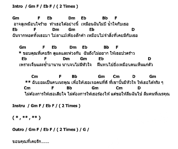 คอร์ดเพลง เนื้อเพลง คนเนรคุณ, คอร์ดเพลง คนเนรคุณ ของ พงษ์พัฒน์ วชิรบรรจง, คอร์ดเพลงของ พงษ์พัฒน์ วชิรบรรจง, เนื้อร้อง คนเนรคุณ พงษ์พัฒน์ วชิรบรรจง, คนเนรคุณ คอร์ดง่าย ๆ, คอร์ด คนเนรคุณ ต้นฉบับ