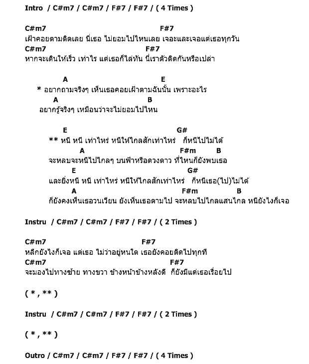 คอร์ดเพลง เนื้อเพลง หนี, คอร์ดเพลง หนี ของ ละอองฟอง, คอร์ดเพลงของ ละอองฟอง, เนื้อร้อง หนี ละอองฟอง, หนี คอร์ดง่าย ๆ, คอร์ด หนี ต้นฉบับ