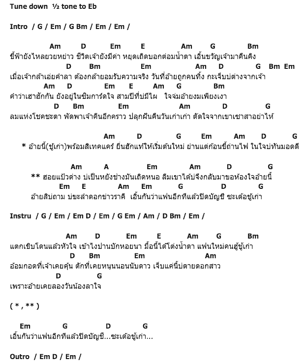 คอร์ดเพลง เนื้อเพลง เอิ้นกันว่าแฟนอีกที ปิดบัญชีชู้เก่า, คอร์ดเพลง เอิ้นกันว่าแฟนอีกที ปิดบัญชีชู้เก่า ของ ศร สินชัย, คอร์ดเพลงของ ศร สินชัย, เนื้อร้อง เอิ้นกันว่าแฟนอีกที ปิดบัญชีชู้เก่า ศร สินชัย, เอิ้นกันว่าแฟนอีกที ปิดบัญชีชู้เก่า คอร์ดง่าย ๆ, คอร์ด เอิ้นกันว่าแฟนอีกที ปิดบัญชีชู้เก่า ต้นฉบับ