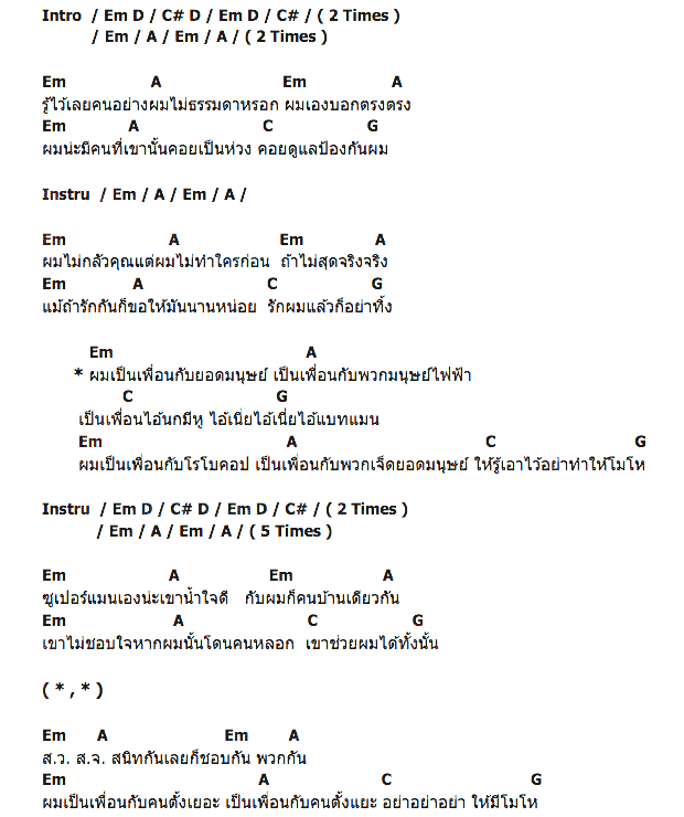 คอร์ดเพลง เนื้อเพลง ฟลายแมน (เพื่อนแบทแมน), คอร์ดเพลง ฟลายแมน (เพื่อนแบทแมน) ของ Fly, คอร์ดเพลงของ Fly, เนื้อร้อง ฟลายแมน (เพื่อนแบทแมน) Fly, ฟลายแมน (เพื่อนแบทแมน) คอร์ดง่าย ๆ, คอร์ด ฟลายแมน (เพื่อนแบทแมน) ต้นฉบับ