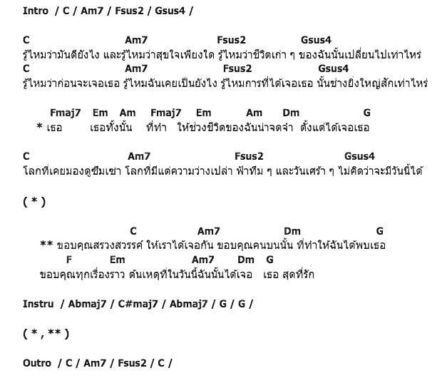 คอร์ดเพลง เนื้อเพลง เธอทั้งนั้น, คอร์ดเพลง เธอทั้งนั้น ของ กลม อรวี, คอร์ดเพลงของ กลม อรวี, เนื้อร้อง เธอทั้งนั้น กลม อรวี, เธอทั้งนั้น คอร์ดง่าย ๆ, คอร์ด เธอทั้งนั้น ต้นฉบับ